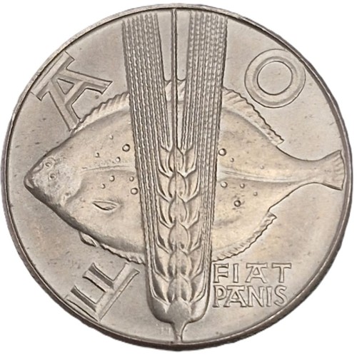 Moneta 10 zł FAO Fiat Panis 1971 rewers