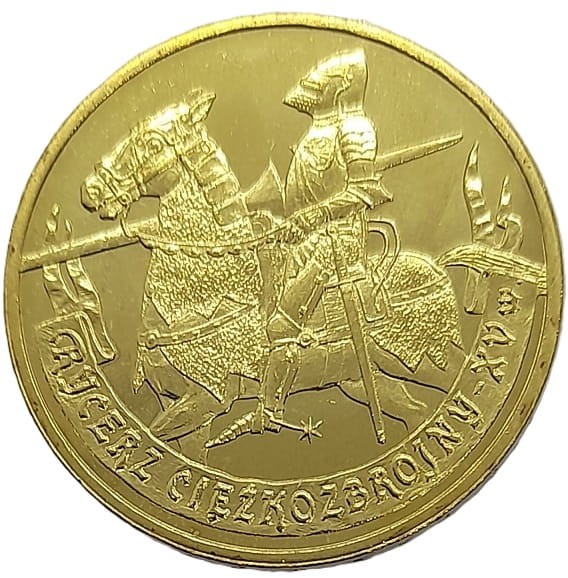 Moneta zł Rycerz Ciężkozbrojny 2007 rewers