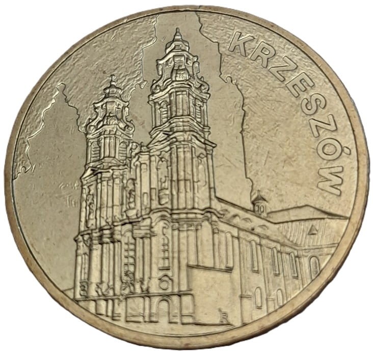 Moneta 2 zł Krzeszów 2010 rewers