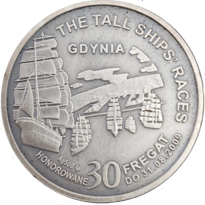 30 fregat 2009 Dar Młodzieży Gdynia rewers