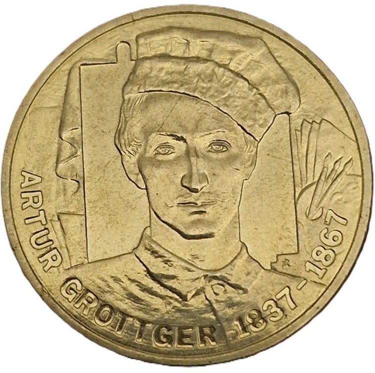 Moneta 2 zł Artur Grottger 2010 rewers