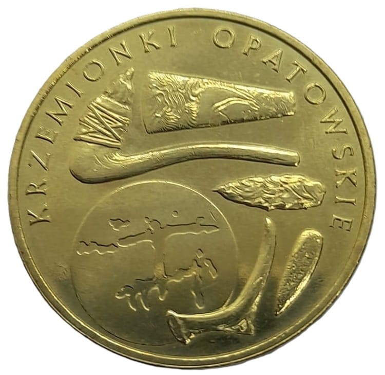 Moneta 2 zł Krzemionki Opatowski 2012 rewers