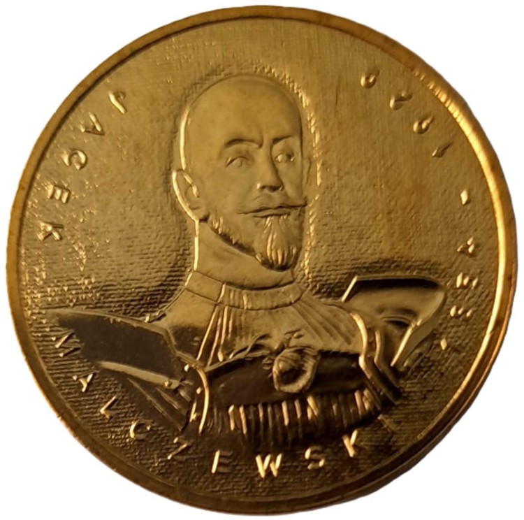 Moneta okolicznościowa 2 zł Jacek Malczewski 2003 rewers