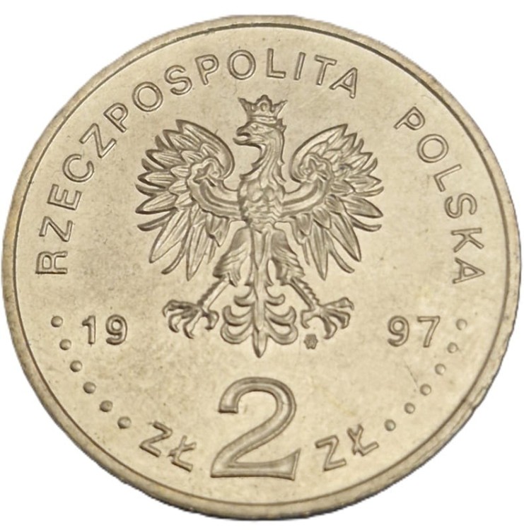 Moneta okolicznościowa 2 zł Paweł Edmund Strzelecki 1997 rewers