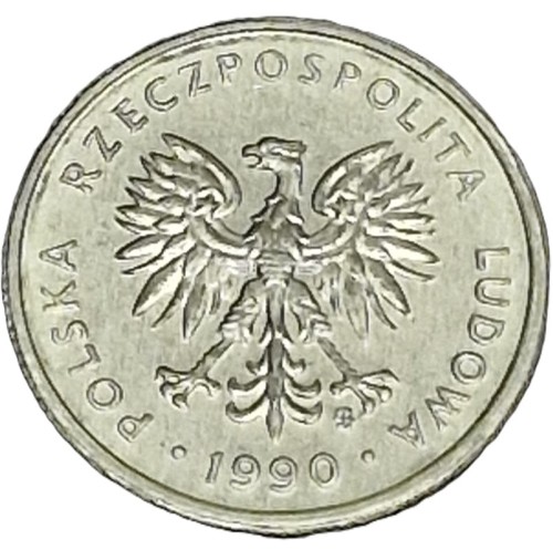 Moneta 2 złote 1990 awers