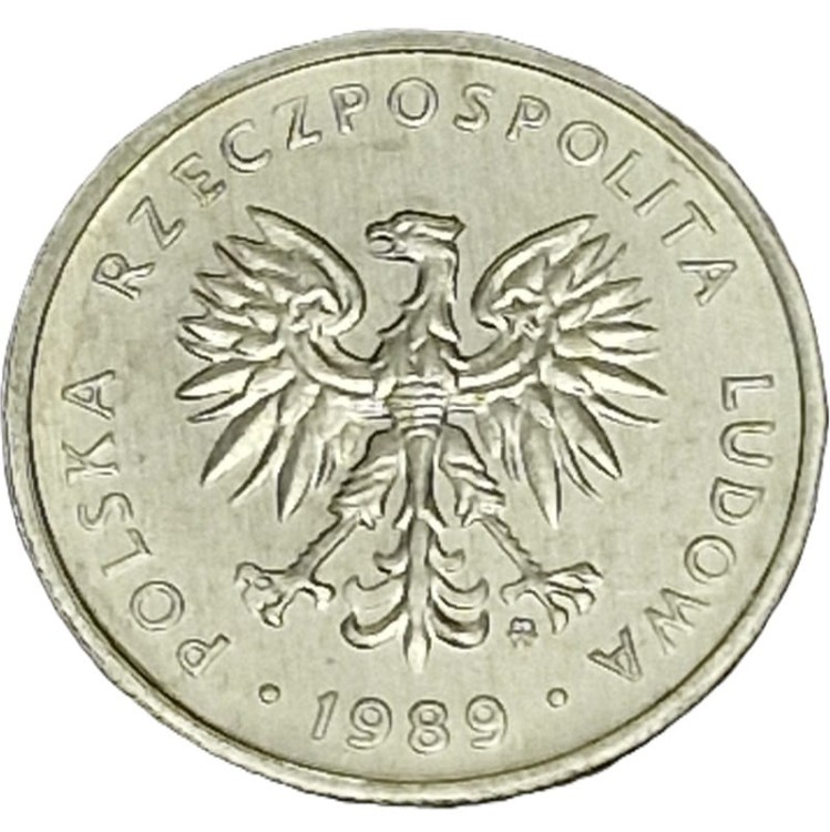 Moneta 5 złoty 1989 awers