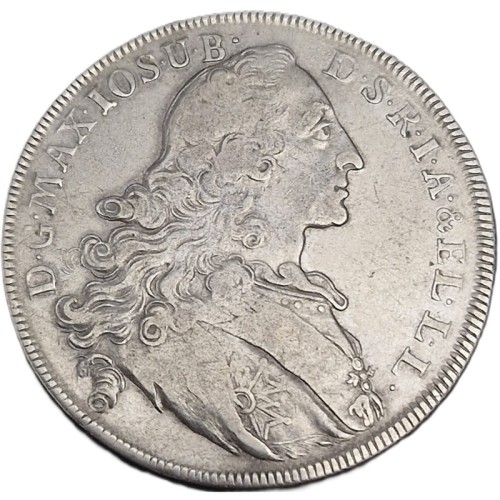 Moneta Talar 1769 Maksymilian III Józef Niemcy rewers