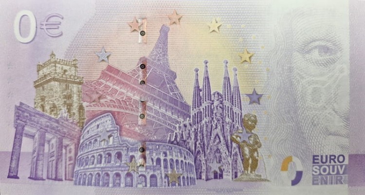 0 euro Wesołych Świąt 2022 rewers