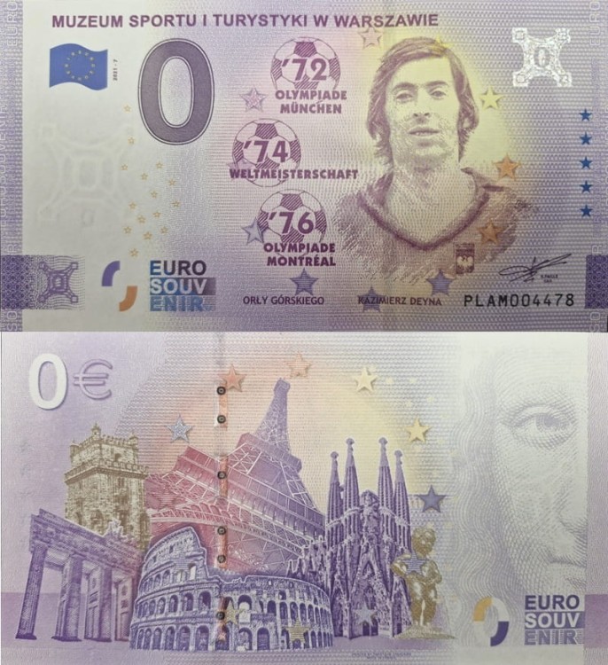 0 euro Kazmierz Deyna 2021 Orły Górskiego