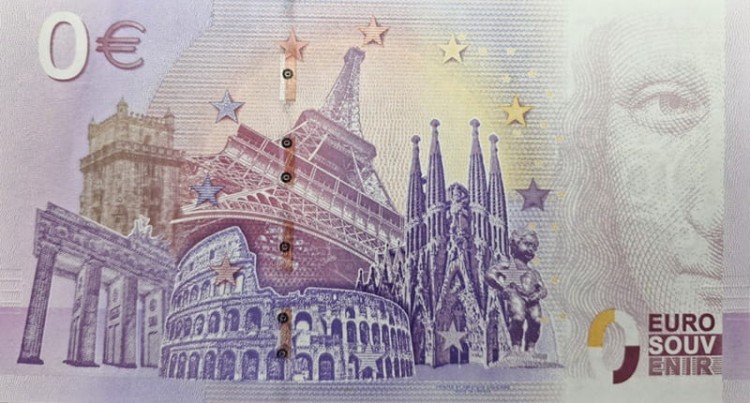 0 euro Finlandia Święty Mikołaj Santapark 2019 rewers