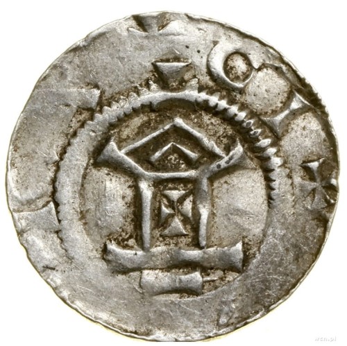 Moneta denar Otto rewers