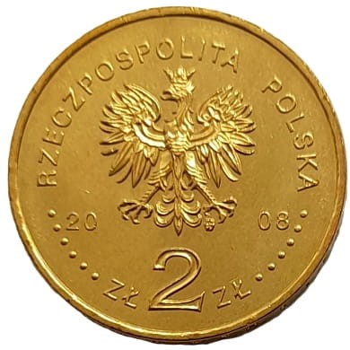 Moneta 2 zł Sybiracy 2008 awers