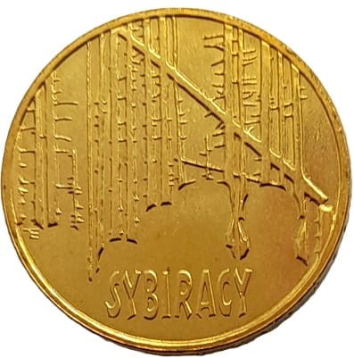 Moneta 2 zł Sybiracy 2008 rewers