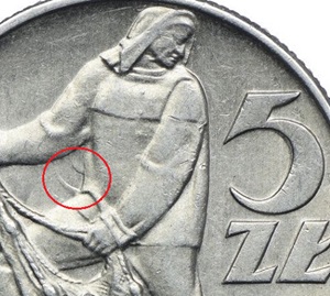 5 zł z rybakiem słoneczko wzór