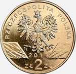 2 złote 2014 zwierzęta