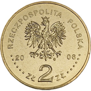 Wzór 2 zł 2006 Kościół w Haczowie