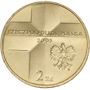 Przykład awers moneta 2 zł 25 lat pontyfikatu