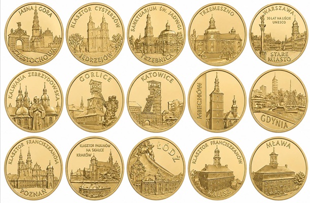 Zdjęcie seria monet 2 zł Miasta w Polsce