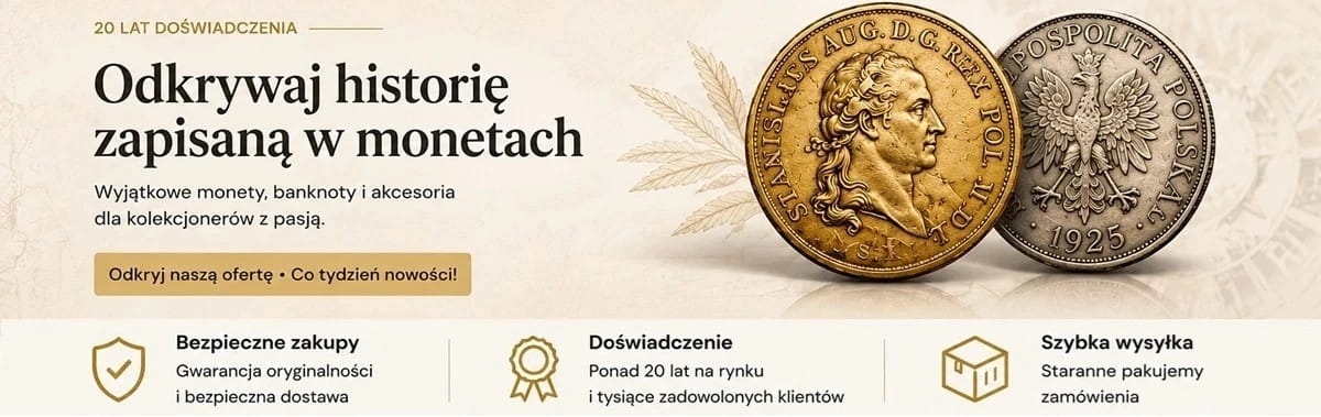 Sklep numizmatyczny baner