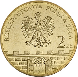 Wzór 2 zł Elgląg awers