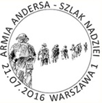 Stempel Armia Andersa 2016
