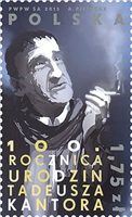 Znaczek 100 rocznica urodzin Kantora 2015