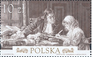 Znaczek 460 lat Poczty Polskiej