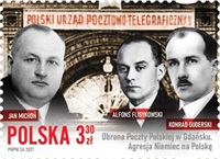 Znaczek Obrona Poczty Polskiej w Gdańsku 2021 r.