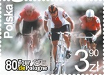 Znaczek 80 Tour de Pologne