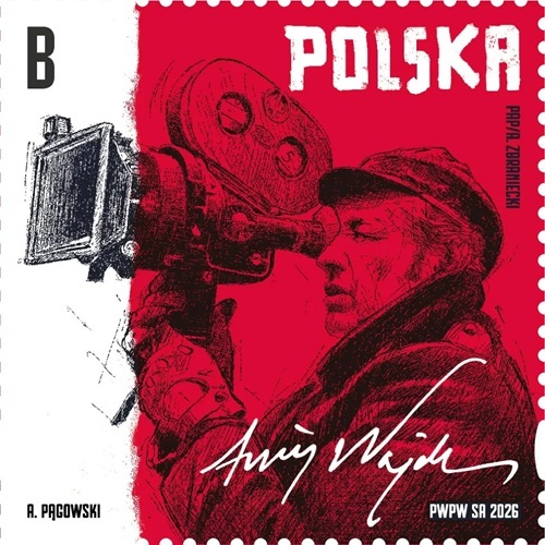 Znaczek Andrzej Wajda