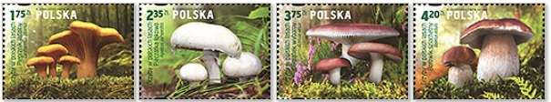 Znaczki grzyby 2014