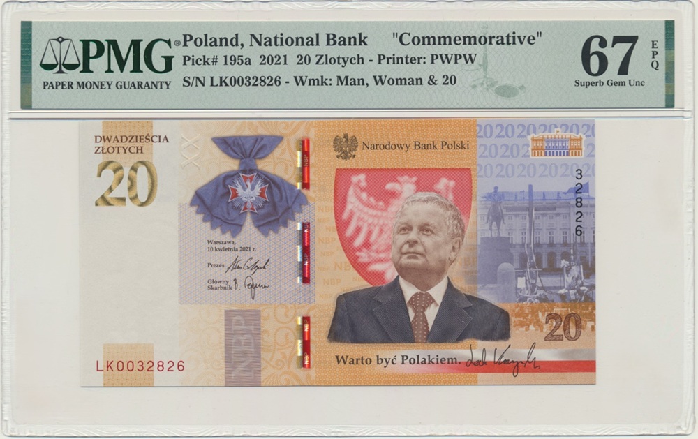 Banknoty grading PMG